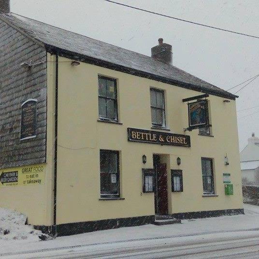 The Bettle And Chisel Hotel Delabole Bagian luar foto